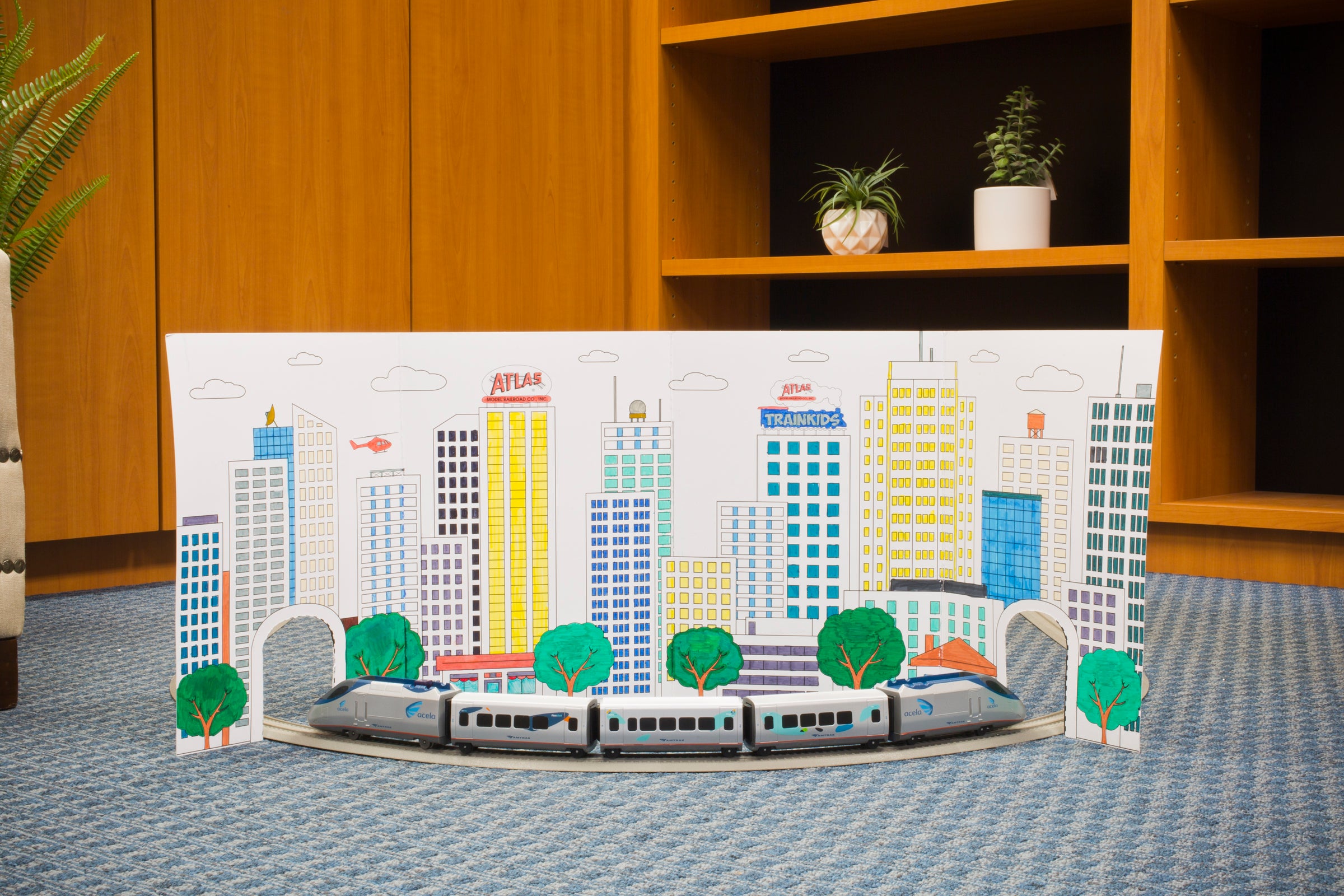 Trainkids Coloring Backgrounds