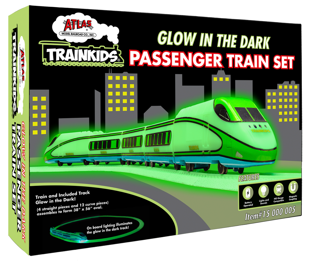 Glow in the dark trains sales